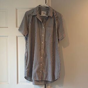 Abercrombie and Fitch striped shirt dress